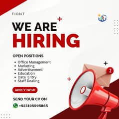 Jobs Available For Male And Female In Lahore
