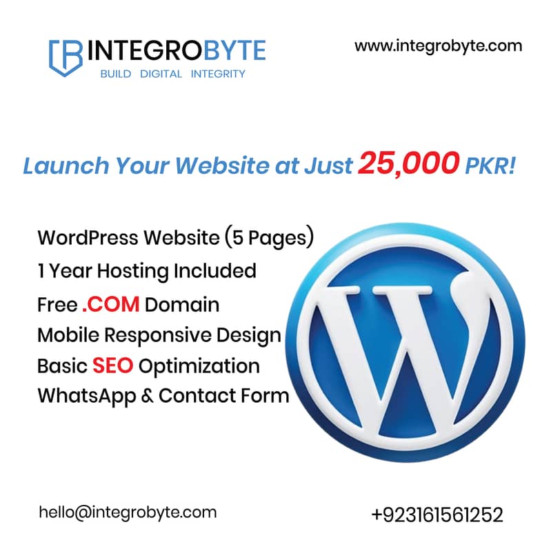 Get Your Own WordPress Website – Starting from Just 25K PKR! 0