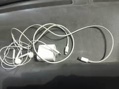 i phone origional charger and handsfree