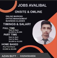 online job available for student male and female