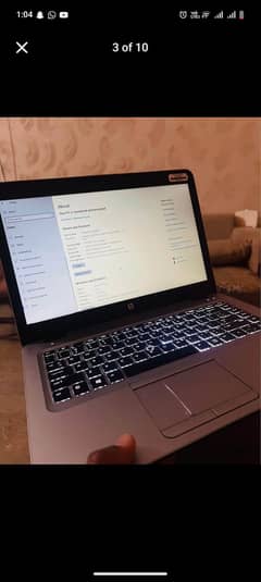 HP elite book G3 core i5 6th generation