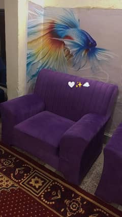 Only Used Few Months New Sofa Set Velvet design
