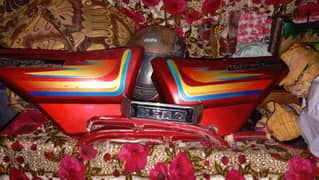 Original hero 70 cc fuel tank and tapy