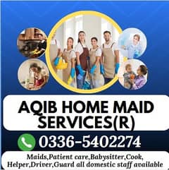 Maids / House Maids / cook / Nanny , chef / Baby Sitter Maid Availabl