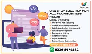 Business Profile Website Logo and Broucher Designing Domain & Hosting
