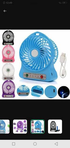 portable mini fan_ fast changing 1 PC rechargeable fan