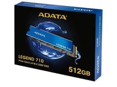 ADATA LEGEND 710 512GB PCIe Gen3 x4 M. 2 2280 NVMe Solid State Drive