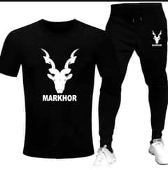 2 Pcs men's cotton printed track suit