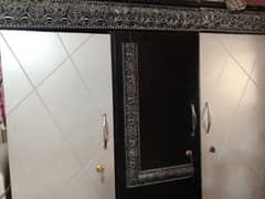 wooden wardrobe