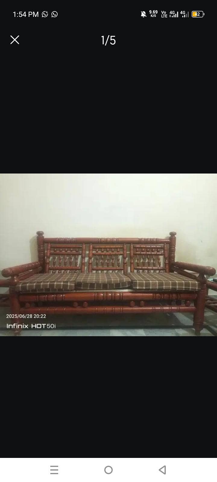 5 seater sofa set with center table and side tables 4