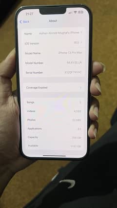 iPhone 13 Pro Max 256GB PTA Approved