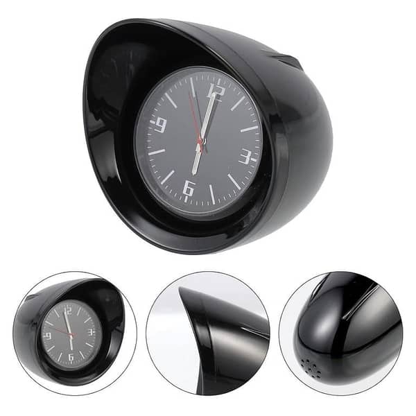 Premium Quality Universal Car Dashboard Analog Clock with Luminous Feature - 1 Piece