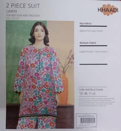 2 piece khaadi brand suit