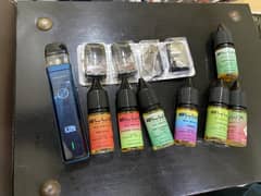 Vaporesso pod with 7 flavours and 2 coil