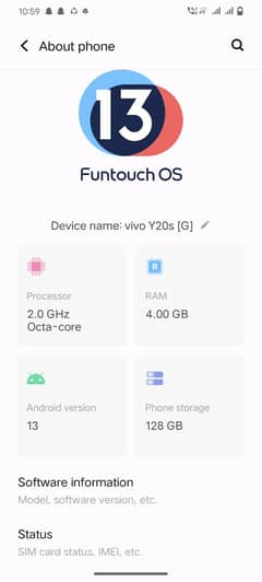 vivo y 20s