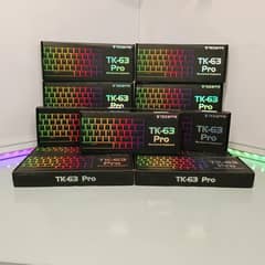 TK63 Pro Mechanical Keyboard ⌨ | RGB Lights | Wireless + Wired
