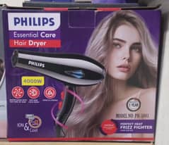 HAIR DRYER INTENSIVE HEATING PHILIPS PH-5001 MODEL 03334804778