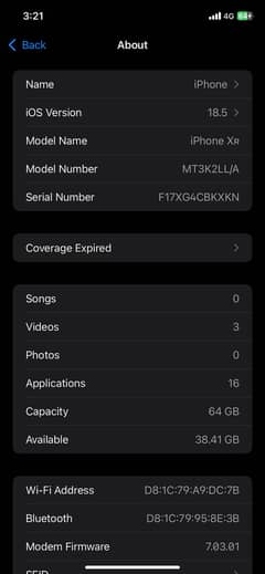 iPhone XR pta