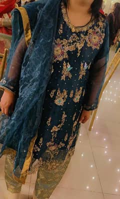 elegant heavy 3pcs dress
