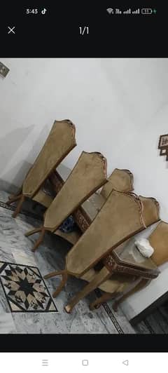 6 big size designer chair and RNC router Table