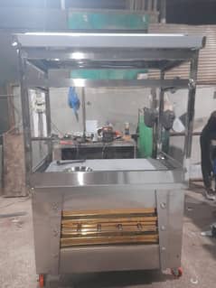 4 ft new steel biryani counter