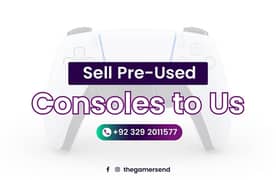 Sell PS4/PS5/XBOX to us. Buying Back Old Consoles