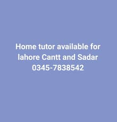 Tutor available