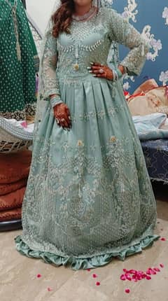 Nikkah Maxi / Silk and Net Maxi /