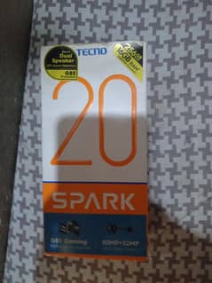 Tecno spark 20.8+8- 256
