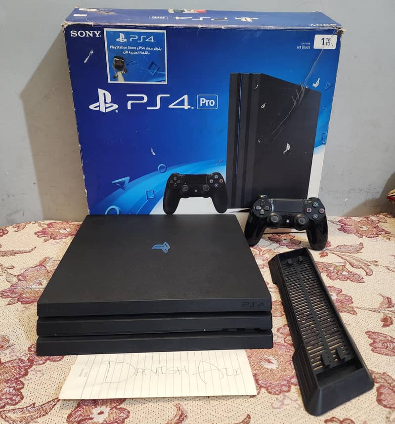 Sony PS4 Pro 1 TB With Box 4K Gaming Sealed In Excellent Condition ...
