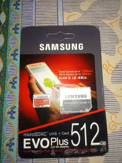 SAMSUNG ORGINAL MEMORY' CARD 512 GB