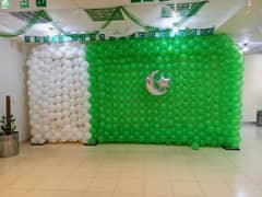 independence day decor, Balloons decoration, 14 august day balloons