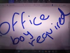 Office Boy required