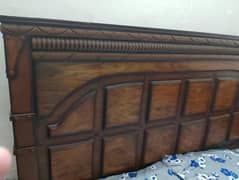 pure wopden king bed