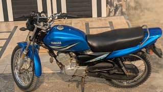 ybz 125 blue colour good condition bike
