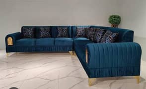 L shaped or 1 2 3 sofa set with molty foam