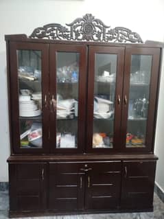 Showcase for sale 8/10 condition pure wooden Almari