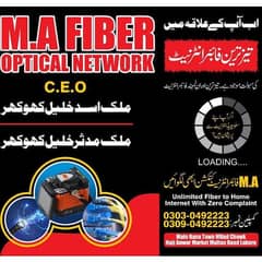 Networking worker fiber optic to home and ethernet