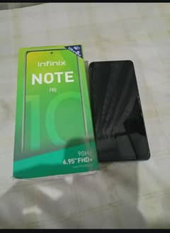 Infinix Note 10 pro  8 128gp full box Exchange possible