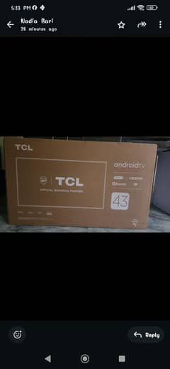 led 43 inch TCL