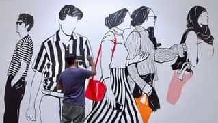 Graffiti, wall murals , mural , wall painting , wall art