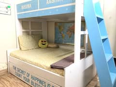 bunk bed with storage capacity