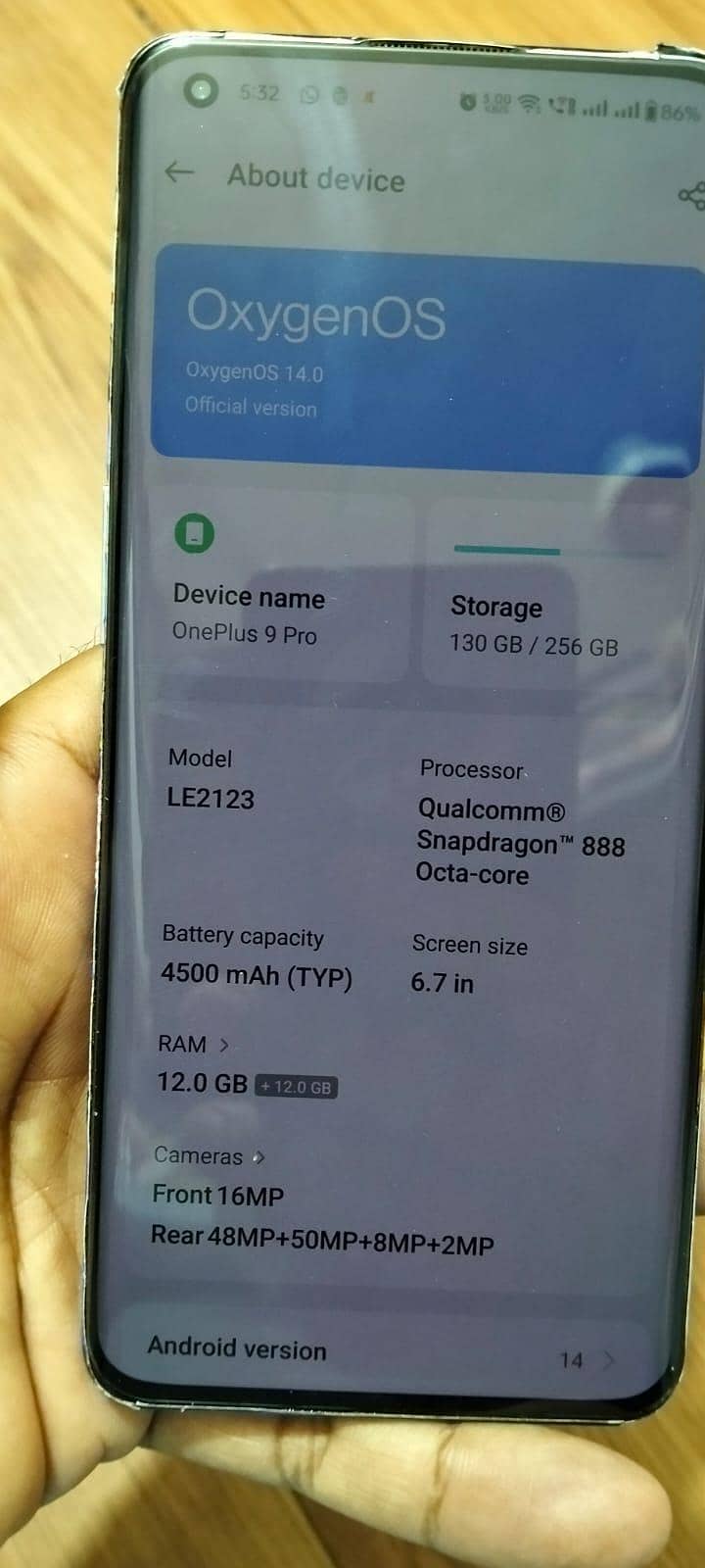 OnePlus 9pro Dual Sim PTA approved without any scratch 3