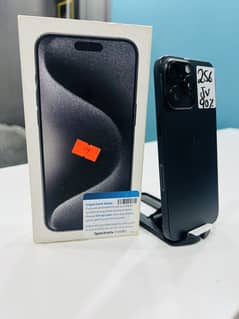 iphone 15promax non pta jv 256Gb Black titanium