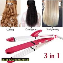 3 in 1 hair straightener