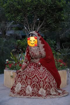 *Bridal Lehnga / Baraat dress / Red lehnga*
