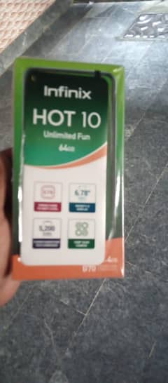 Infinix hot 10    4 64