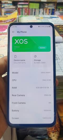 infinix hot 50 pro.  8/128