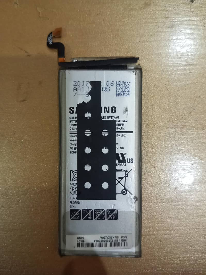 S8 Plus original battery 2017 Date 1