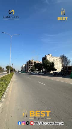 8 Marla Main Canal View Near Villa Restaurant Commercial Plot for SALE in Lake City Lahore